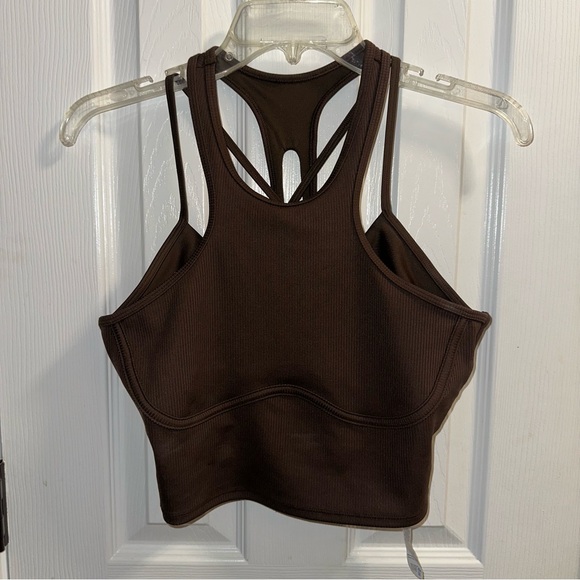 ALO Yoga Tops - Alo Ribbed Airlift Enchanted Bra Tank